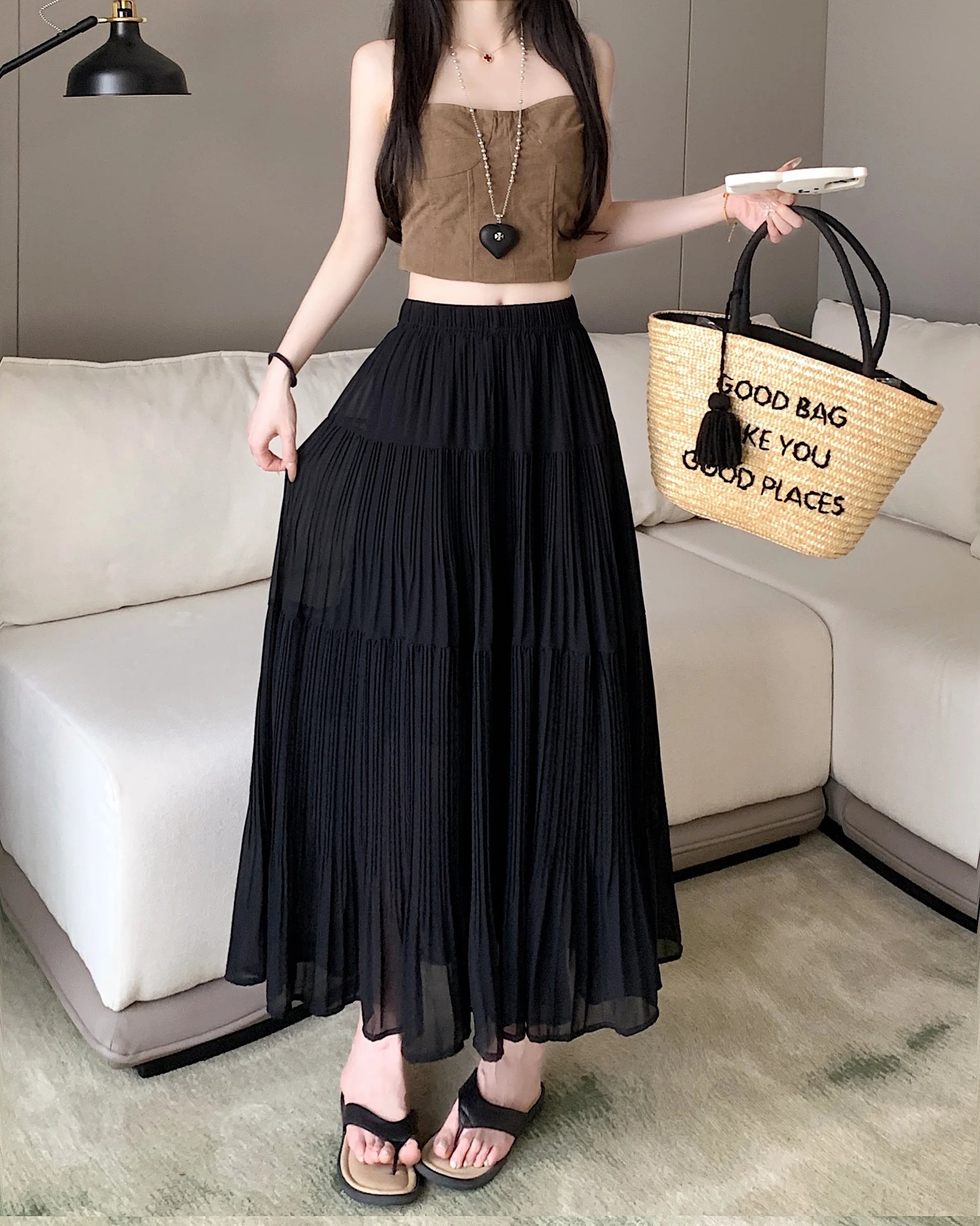 Vintage Wrap Skirt