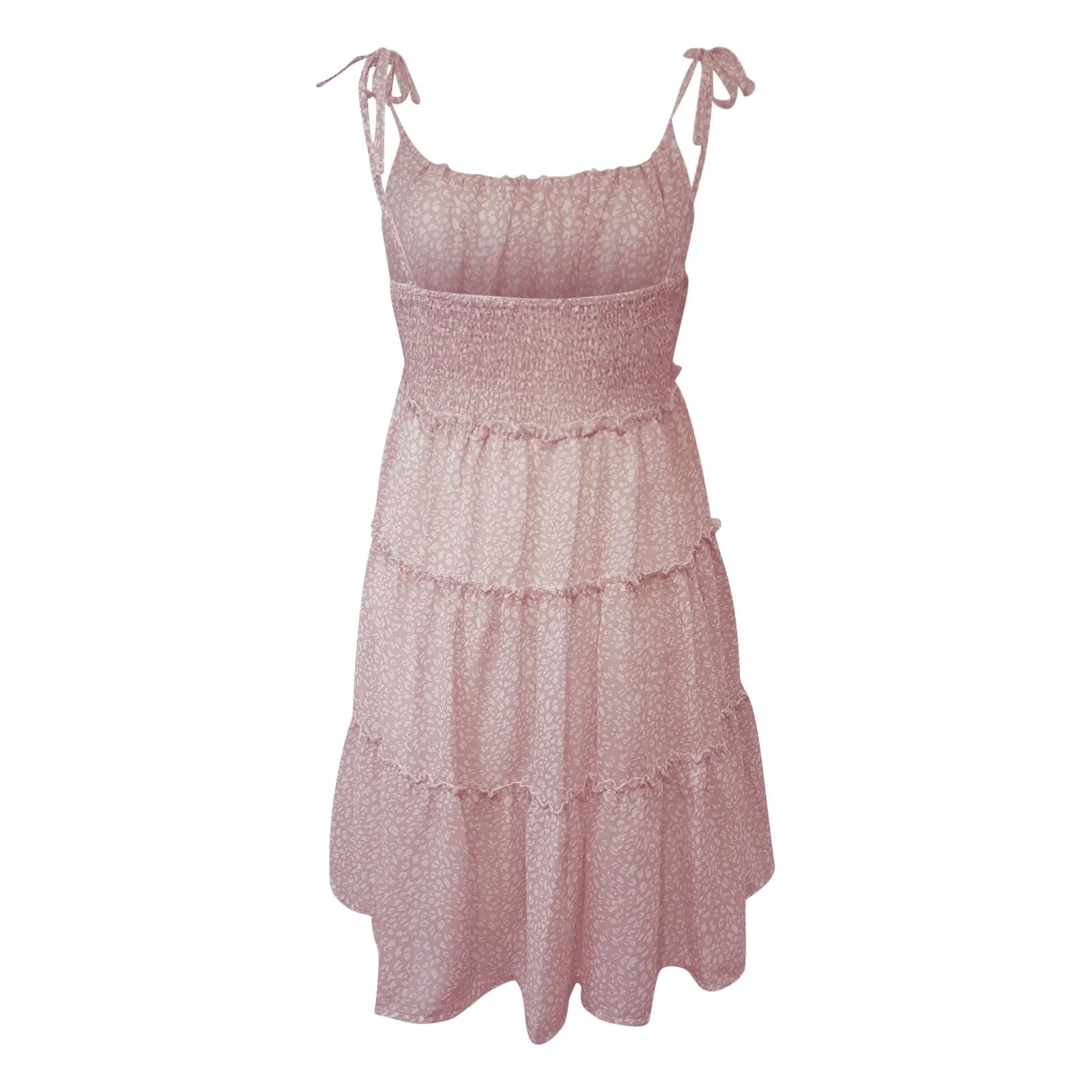 Floral Boho Spaghetti Strap  Dress