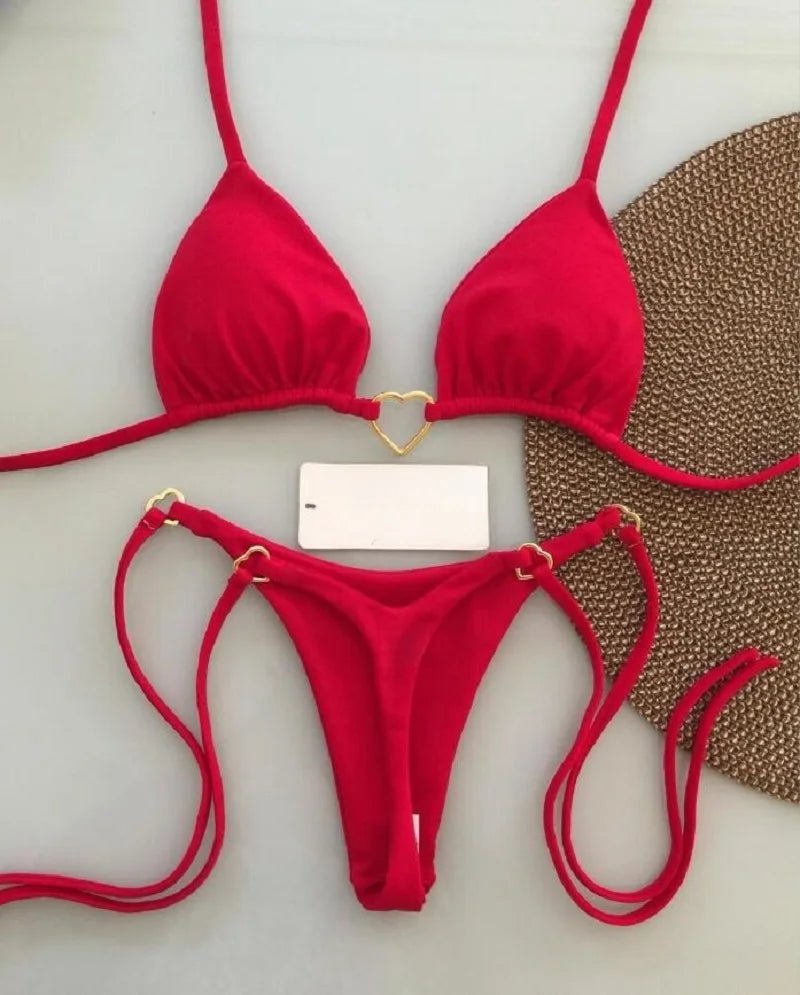 Two-Piece Thong Swimsuit