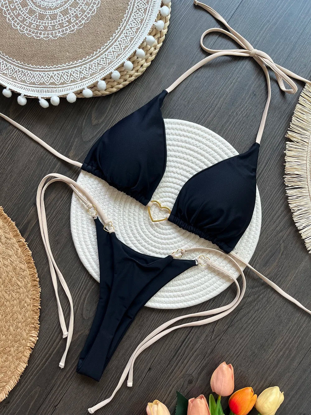 Two-Piece Thong Swimsuit