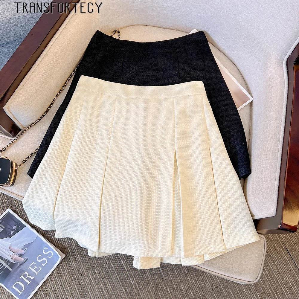 Waffle Short Skirt