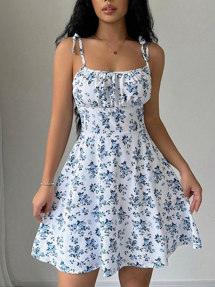 Gemma Spaghetti Strap Short Dress