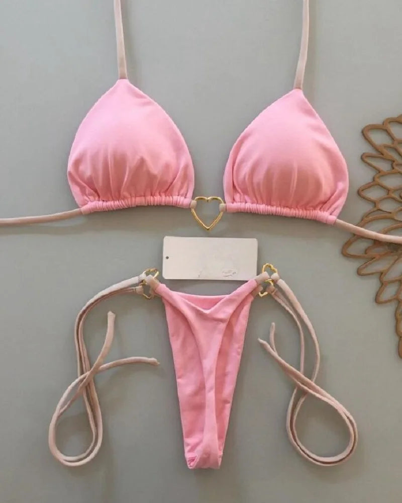 Two-Piece Thong Swimsuit