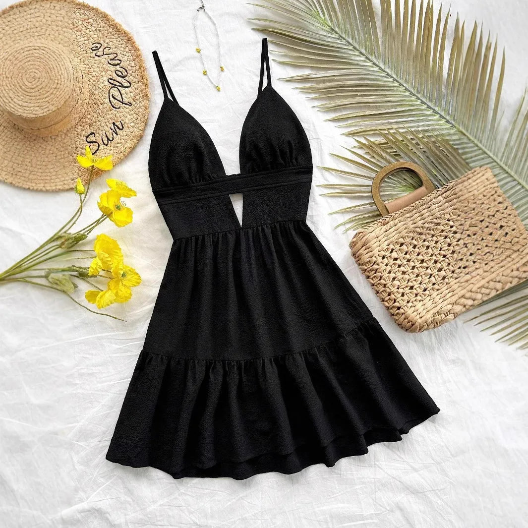 Ella Sleeveless & Backless Mini Dress