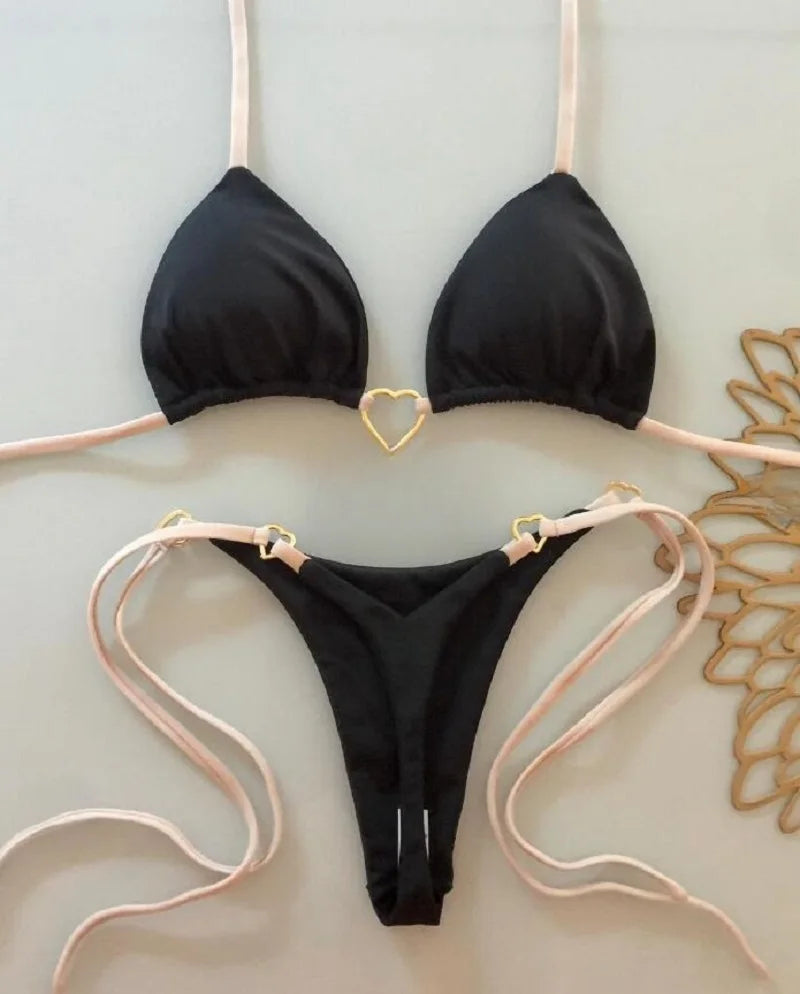 Two-Piece Thong Swimsuit