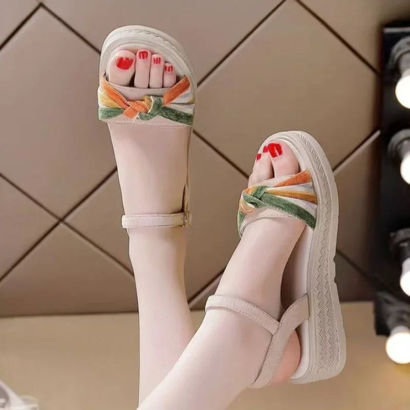 Open Toe Platform Sandals