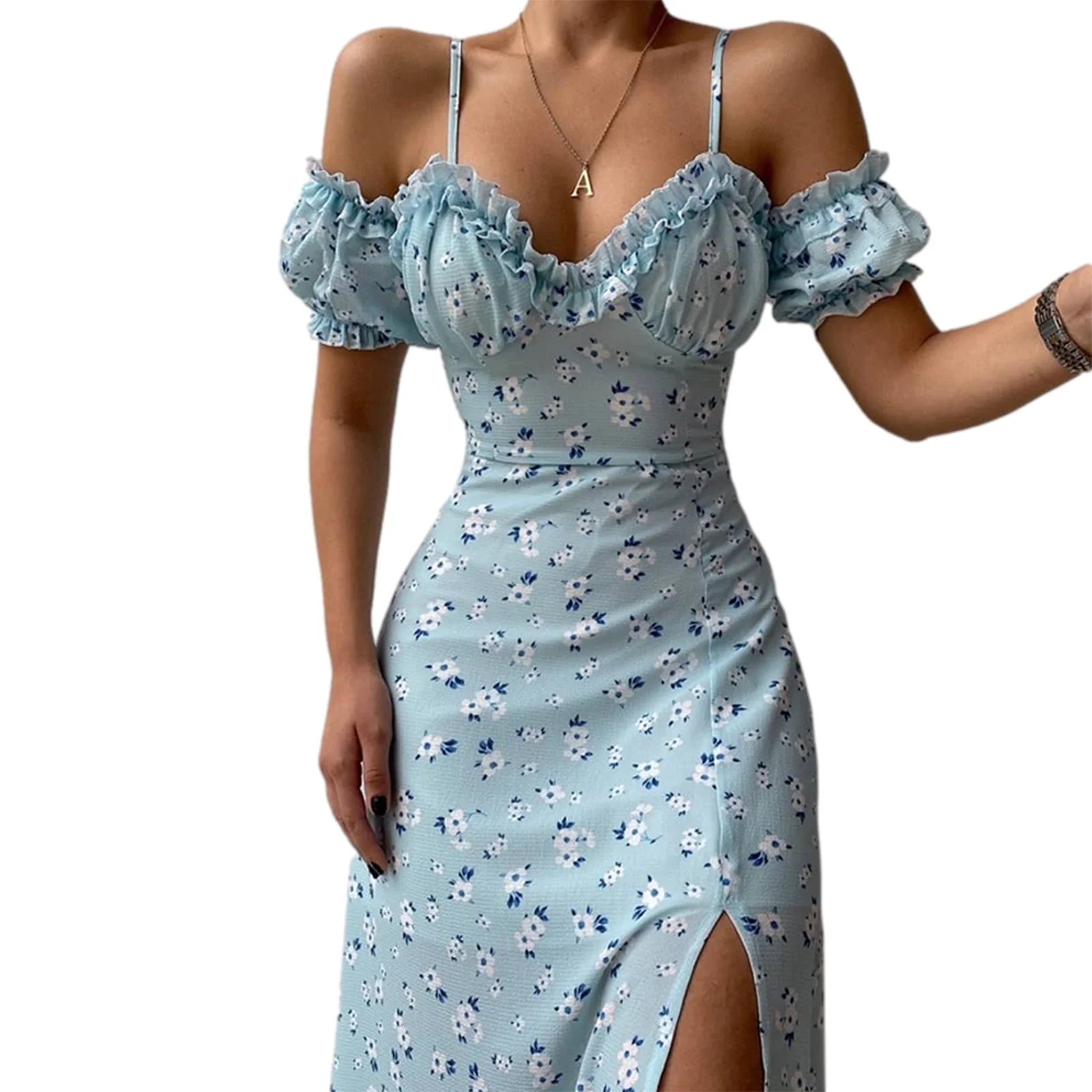 Kelly Slim Fitted Strap Dress