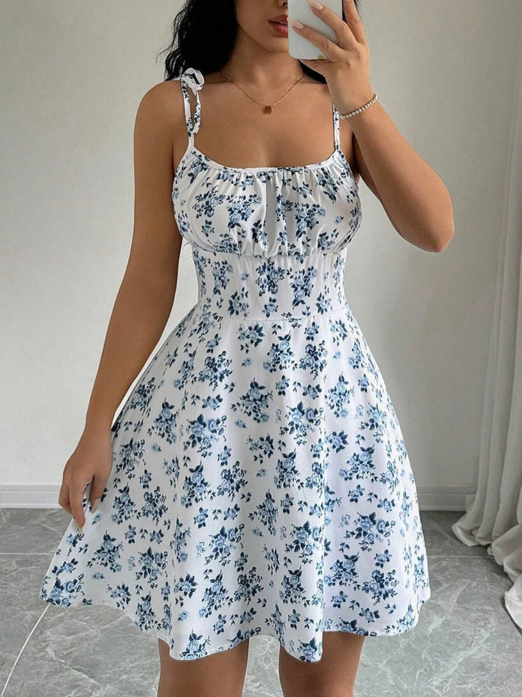 Gemma Spaghetti Strap Short Dress