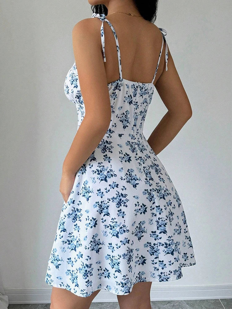 Gemma Spaghetti Strap Short Dress
